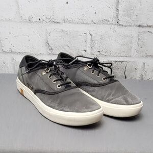 Timberland Amherst Canvas Oxford Sneakers Distressed Gray Womens 7.5